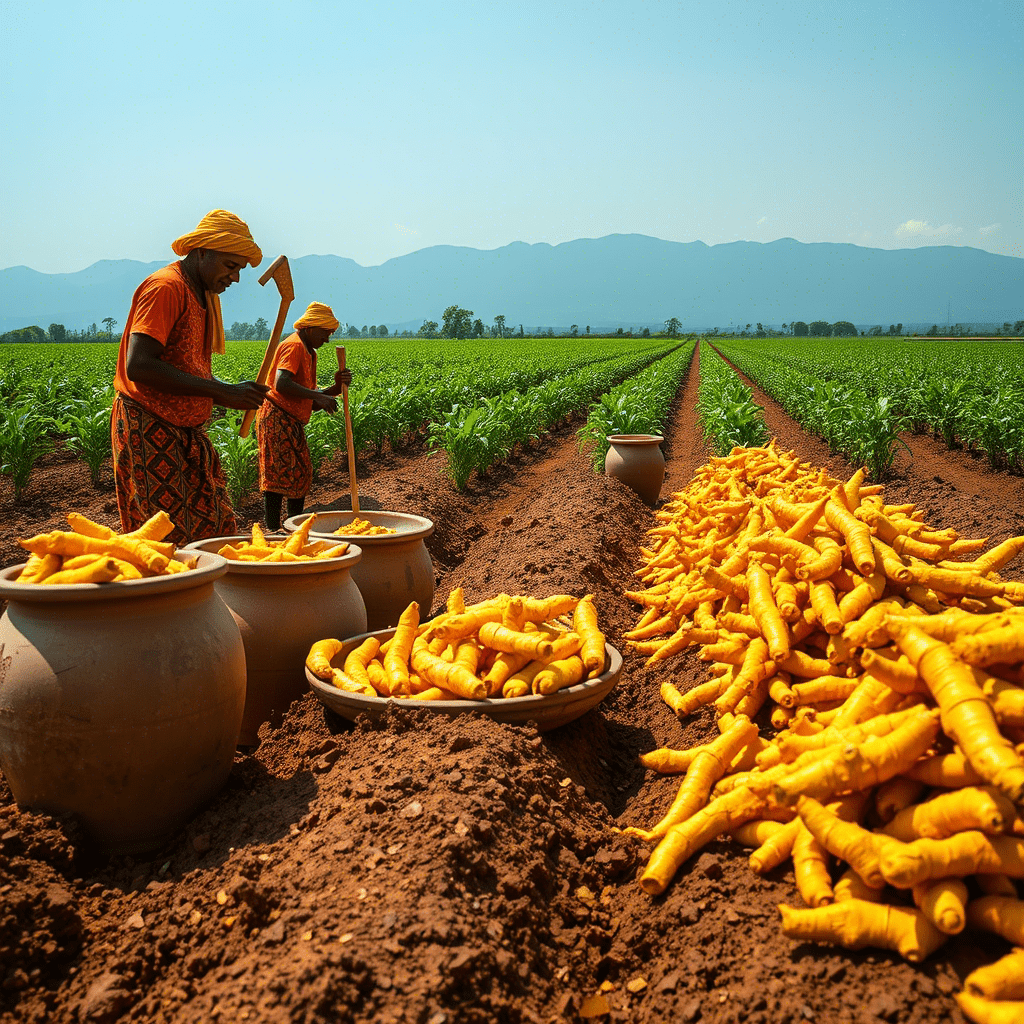 Sundarban Agro Tourism turmeric Farm