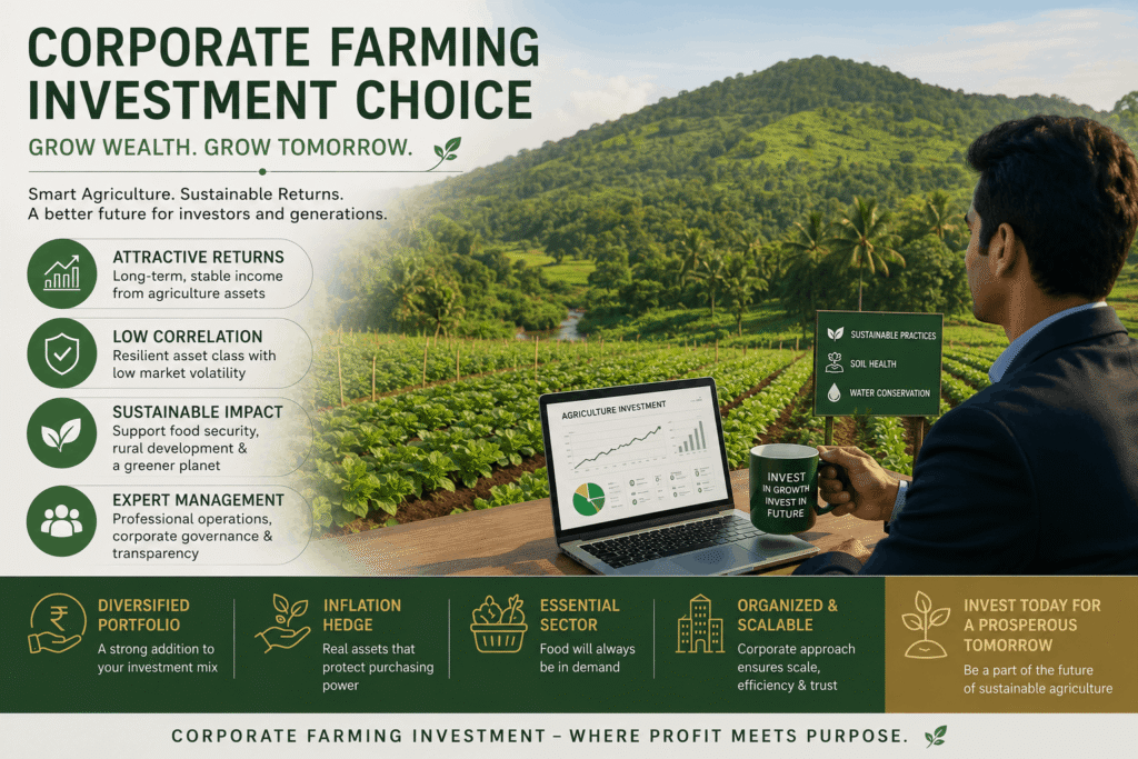 corporate farming investment choice
