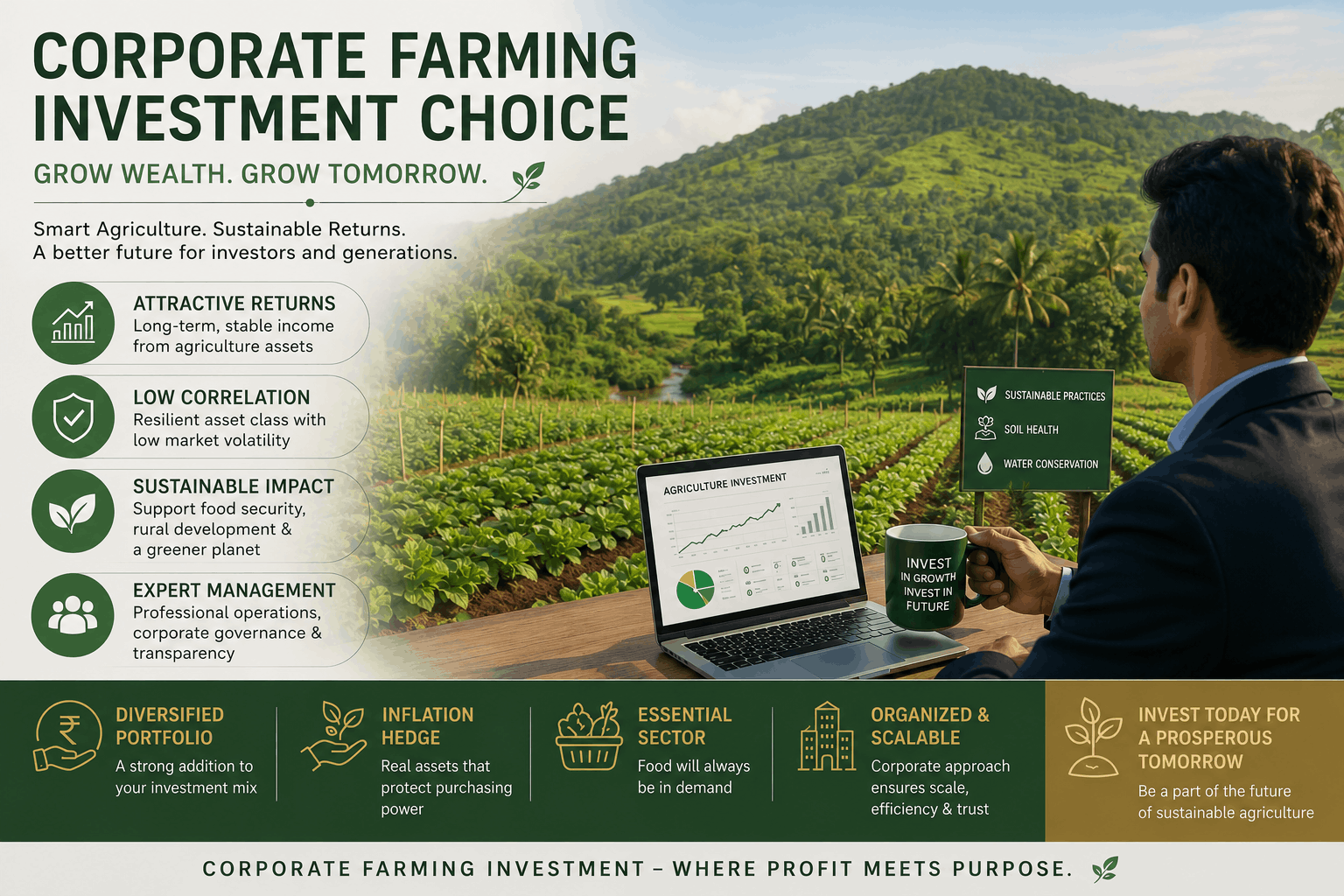 corporate farming investment choice