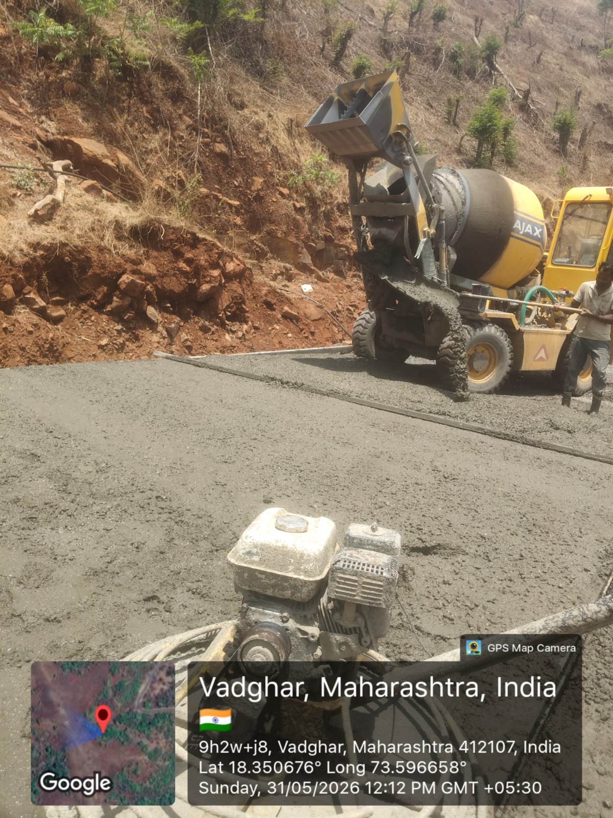 Panshet Dam Progress
