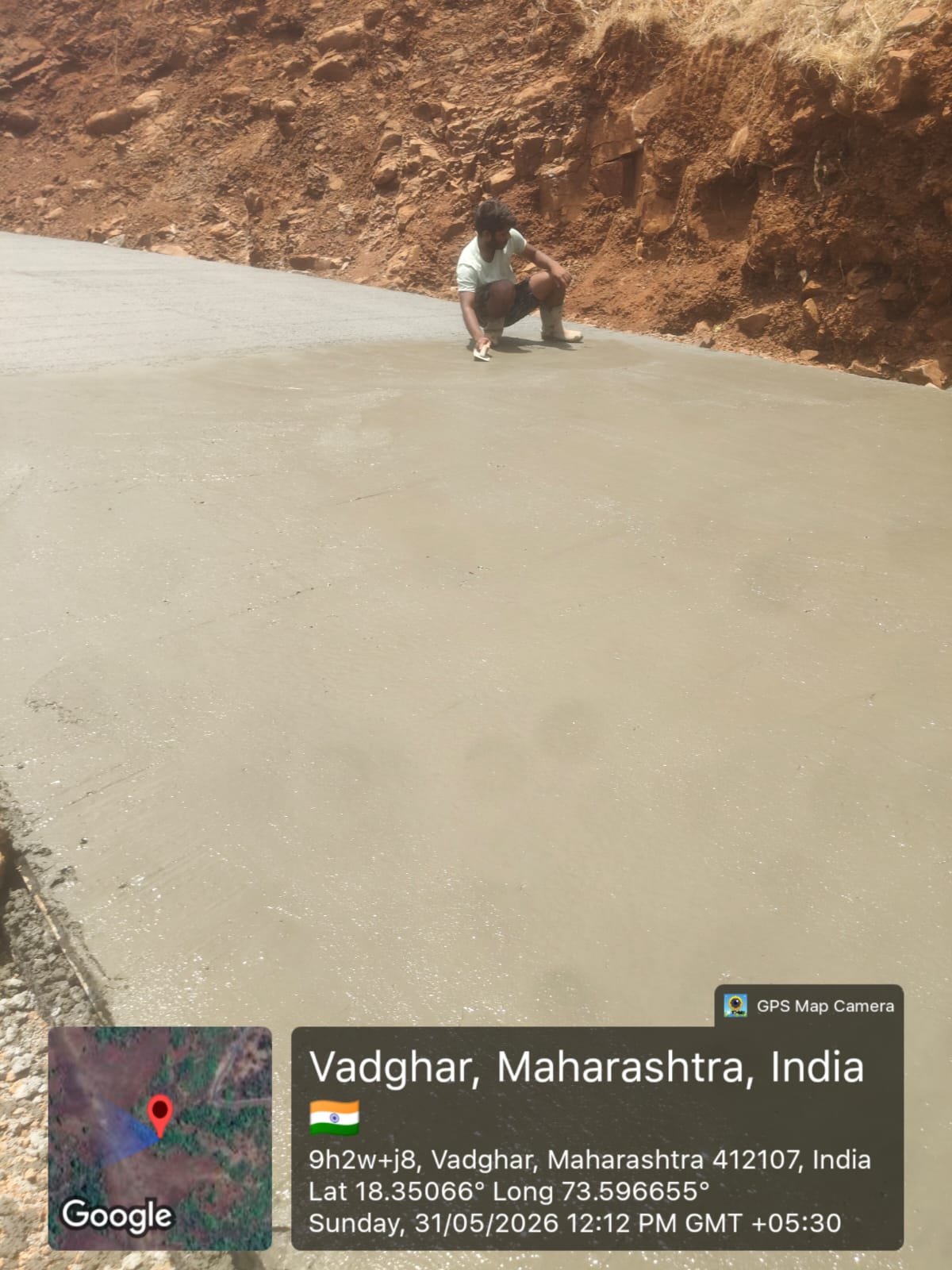 Panshet Dam Progress