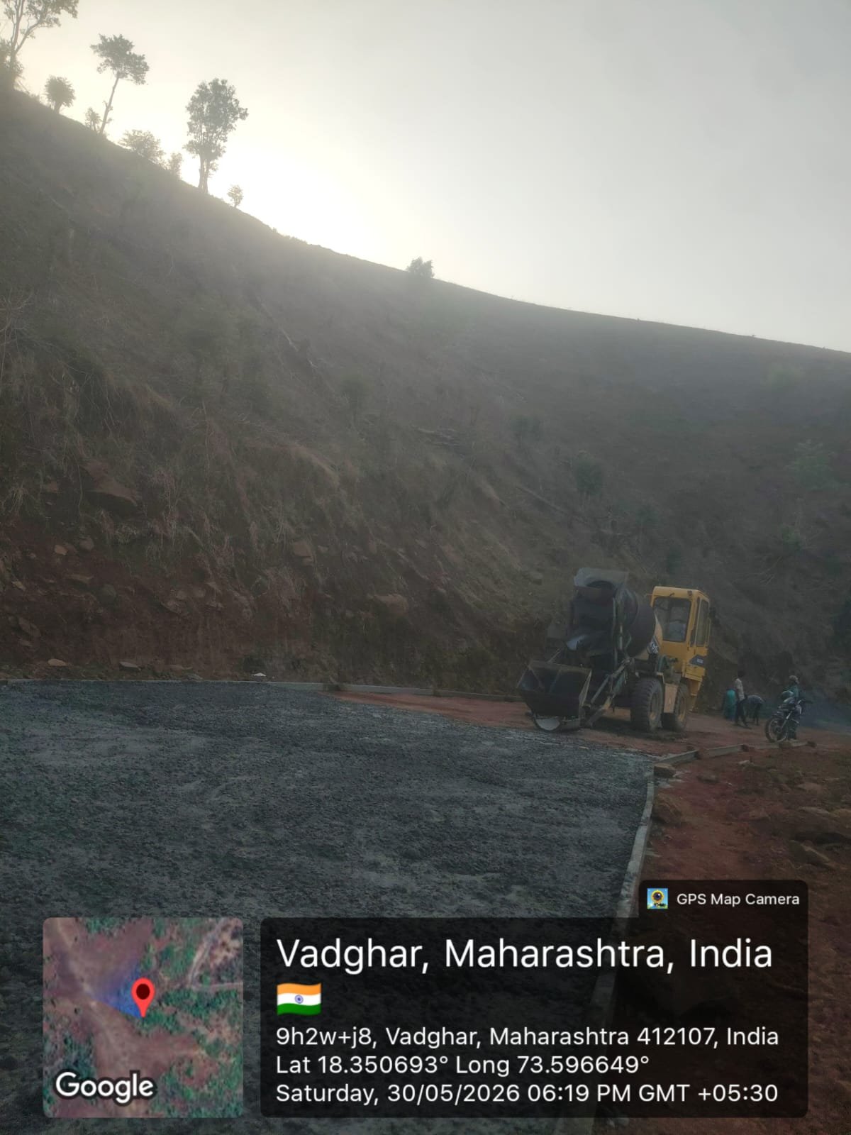 Panshet Dam Progress