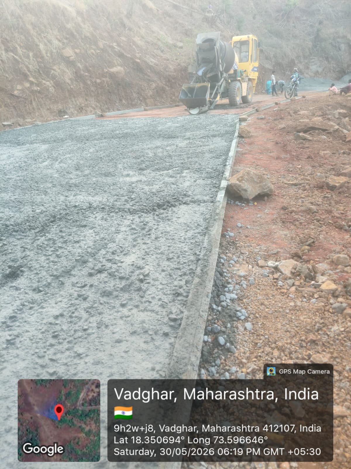 Panshet Dam Progress