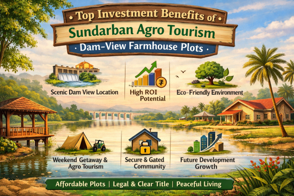 Top Investment Benefits of Sundarban Agro Tourism Dam-View Farmhouse Plots