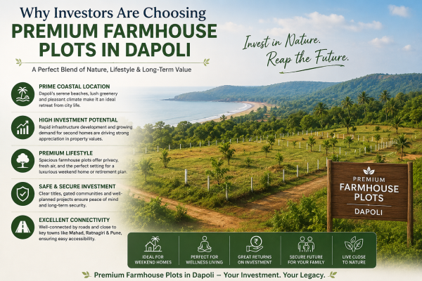 Premium Farmhouse Plots in Dapoli