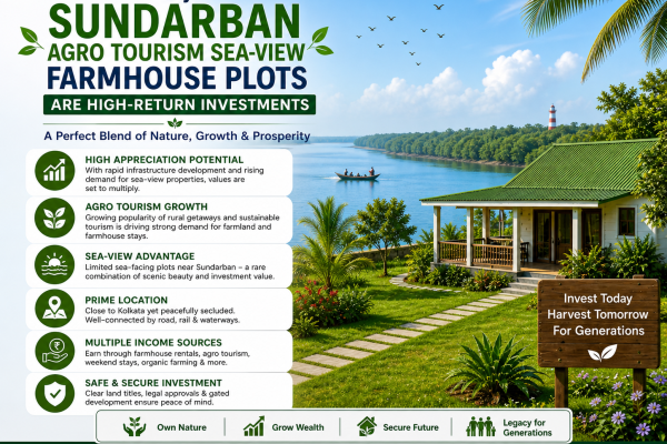 sea view farmhouse plots high return investment